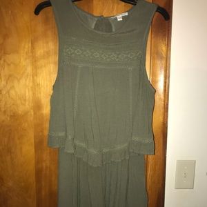 Olive green romper